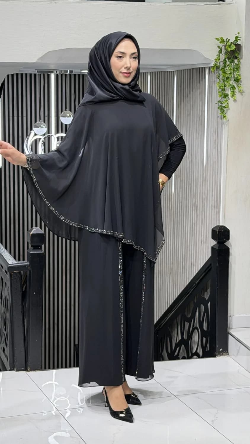TAŞLI ABAYA TULUM