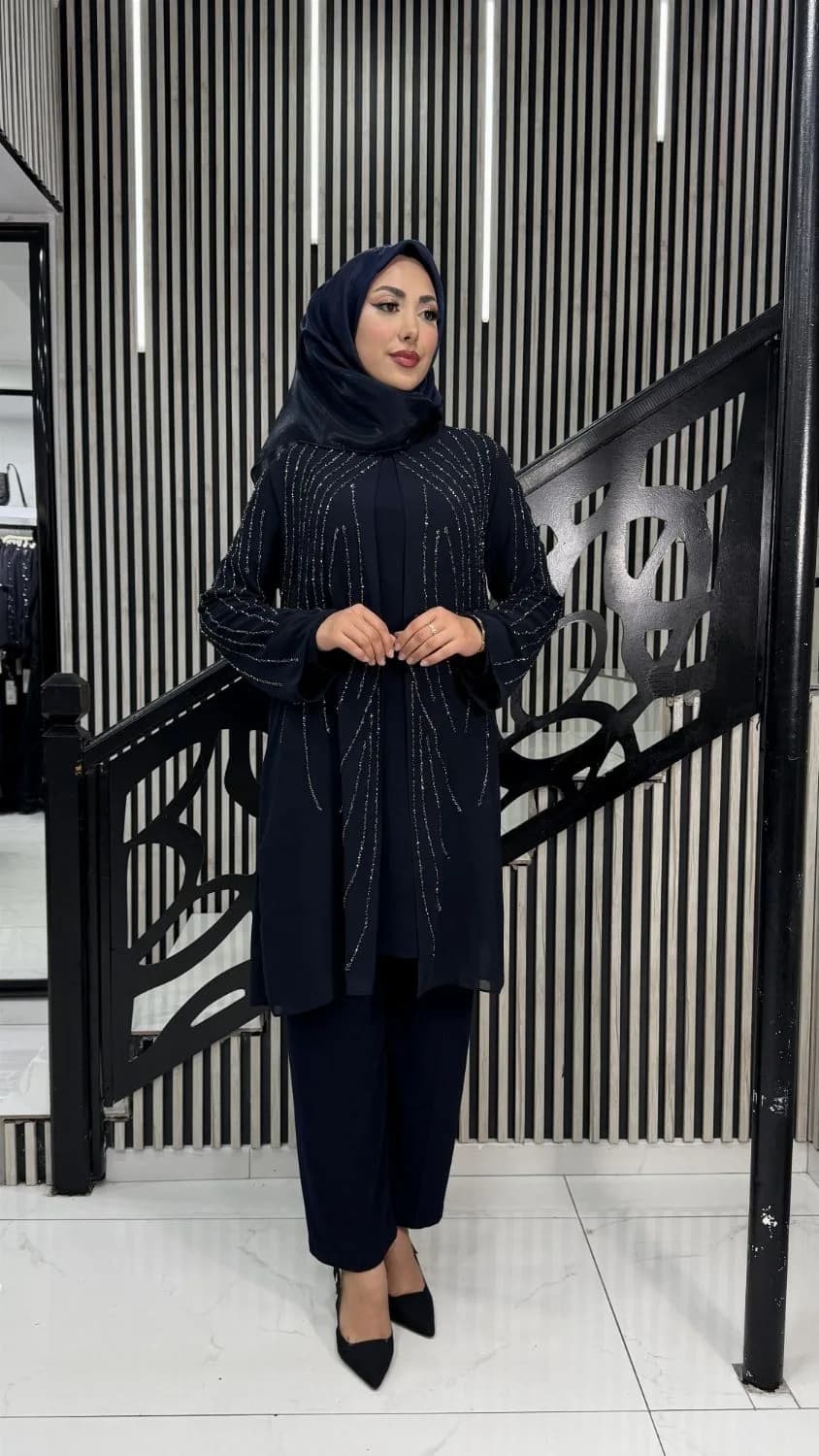 ŞİFON TUNİKLİ TAKIM